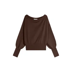 Bershka Pulover rjava