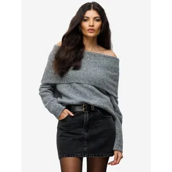 MixRay Bluza Blusen temno siva