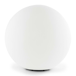 LIGHTCRAFT okrogla zunanja svetilka premera Shineball XL, bela