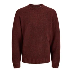 JACK & JONES Pulover JJESoho Ollie temno rdeča