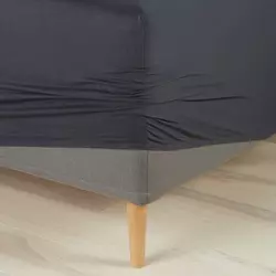 Žersej. čaršav 90x200x35cm antr.siva