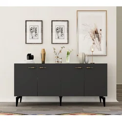 Hanah Home Konzola Rüya, 150x79x40 cm, Antracit