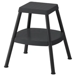 HADDARP Stolica s 2 stepenika, 4-smerno Crnosiva