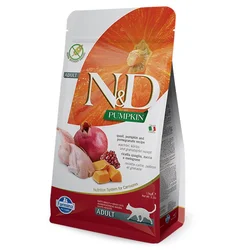 N&D Suva hrana za mačke sa ukusom prepelice, bundeve i nara 300g