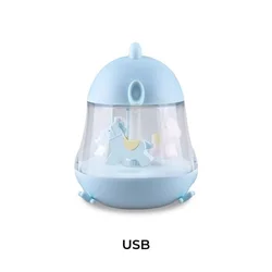 Rabbit n Friends lampa sa karuselom plava