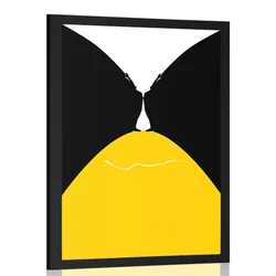 Plakat prepletenost teles - 30x45 silver