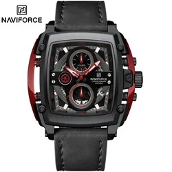 Ure NAVIFORCE TU - 38626 - črna / rdeča KP38626
