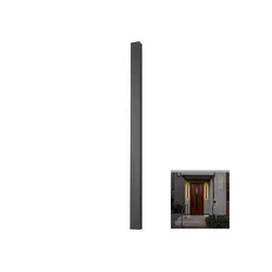 LED spoljašnje zidno svetlo LED/23W/230V 4000K IP65 141 cm crna