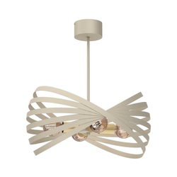 Luster na šipci SPARKLE 4xE27/15W/230V bež