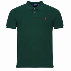 Polo Ralph Lauren POLO AJUSTE DROIT EN COTON BASIC MESH Zelena