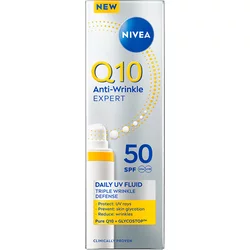 Nivea Dnevni fluid za obraz SPF 50 Q10 proti gubam Expert (dnevni UV fluid) 40 ml