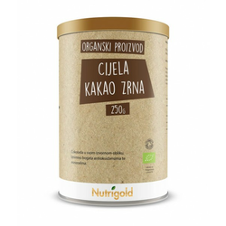 Nutrigold Kakao zrna cijela 250g organska - Nutrigold