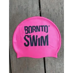 Borntoswim guppy junior swim cap pink