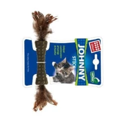GiGwi Igrača mačka Johnny Stick Catnip s perjem