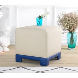 Atelier del Sofa Tabure Lenover, 50x47x50cm, Krem