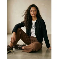 Sinsay - Wide leg pantalone sa mešavinom viskoze - braon