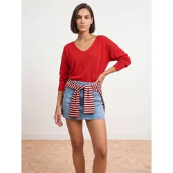 Dilvin Pulover Pullover rdeča