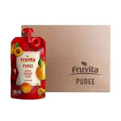 Fruvita Voćni Pire Jabuka Kajsija Kruška 8x180 g XXL