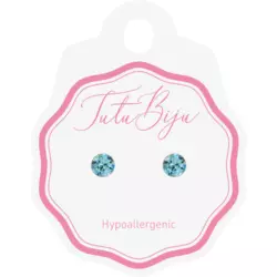 Tutu Biju uhančki 5.3 MM AQUAMARINE