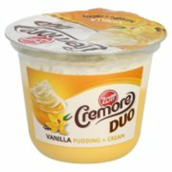 DESERT VANILIJEV PUDING IN SMETANA CREMORE DUO, ZOTT, 190G