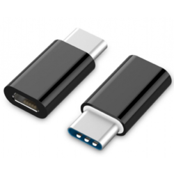 A-USB2-CMmF-01 Gembird USB 2.0 na Type-C adapter (CM/MicroUSB-F), black
