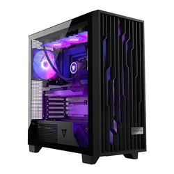 Modecom Volcano Perun apex argb midi ohišje, črno
