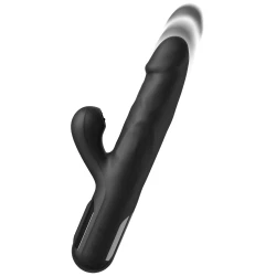 Fetish - 3-motorski sunek vibrator (črna)