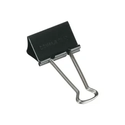 Črne kovinske sponke, 19 mm x 12 kosov