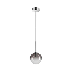 Ideal Lux - LED luster na sajli EQUINOXE 1xG4/2W/230V prečnik 15 cm hrom/dimljeno