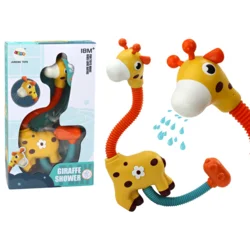 LEAN TOYS Prha Žirafa za kopanje - Rumena Igrača za vodo