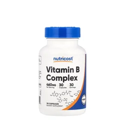 Nutricost - Vitamin B Complex, 30 kapsul