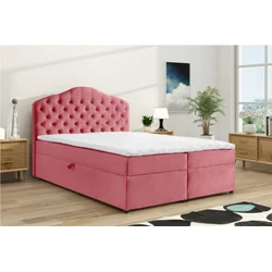 Boxspring postelja Mallorca - 160x200 cm - tkanine Jasmine