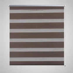 Zebra zavjesa 120,9x175 cm Širina tkanine 116,7 cm boje kave