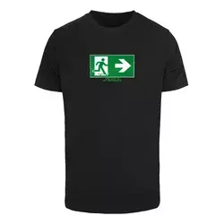 Mens T-Shirt Skate Exit Black