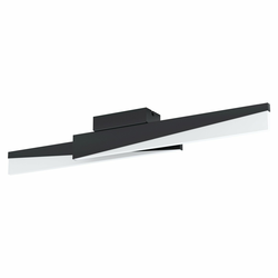EGLO LED plafonjera ISIDRO 11 W 86 cm crna dimabilna 3000K 99561