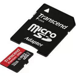 Transcend Kartica microSDHC Transcend, 32 GB, klasa 10 UHS-1 + SD-adapter