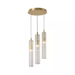 Zuma Line 1221 - Luster na sajli ARIA 3xE14/7W/230V zlatna