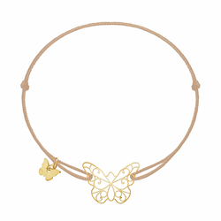 Lace Butterfly Narukvica - Yellow Gold Plated