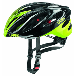 Uvex BOSS RACE, kolesarska čelada, črna