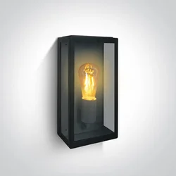 ZIDNA SVJETILJKA E27 40W IP43 CRNA