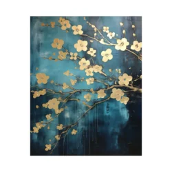 Canvas Slika na platnu Cvetni odsjaj, 100 x 125 cm