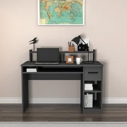 HANAH HOME Radni sto Eslem Anthracite