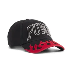 PUMA FLAME Baseball Cap, Accessories, Red/Black, OSFA