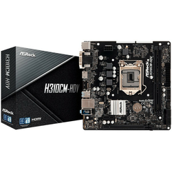 ASROCK Main Board Desktop H310CM-HDV (S1151, 2xDDR4,1xPCIe x16,1xPCI Ex1, 4 SATA3 ,GLAN,VGA,DVI,HDMI,USB 3.1 ) mATX retail ( H310CM-HDV )