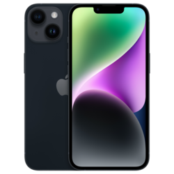 APPLE obnovljen pametni telefon iPhone 14 6GB/256GB, Midnight