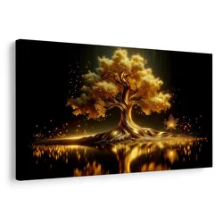 Slika sijoče drevo življenja ponoči - 150x100