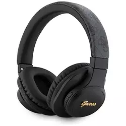 Bluetooth Over-Ear slušalke Guess 4G Script Logo BT 5.3, USB-C, 300mAh - black