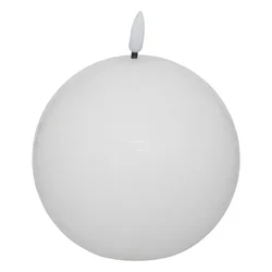 shumee Molia LED kroglična sveča BELA 10 cm