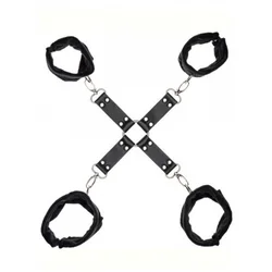 Lisice za vezivanje ruku i nogu Argus Fetish Hogtie, Crne