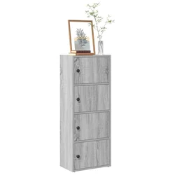 Regal za knjige boja hrasta 40x24x102 cm konstruirano drvo
